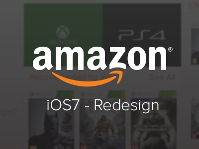 iOS7 - Amazon amazon app ios7 redesign