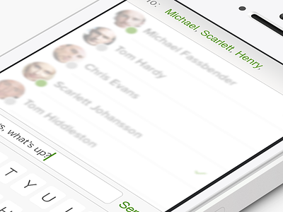 Memo - Compose Message app chat compose ios7 memo message