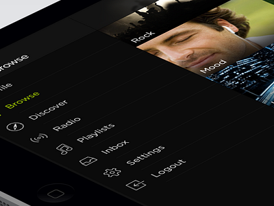 Spotify iOS7 - Browse