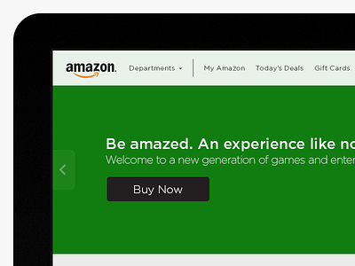 Amazon Web Redesign Concept amazon concept games products redesign web