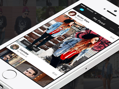 LOOKBOOK - iOS7 Redesign (Full) app clothing fashion ios ios7 iphone lookbook personalised users