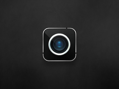 iOS Camera Icon v1 app camera icon ios ipad iphone lens