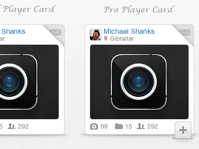 Dribbble Player Cards