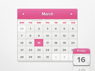Calendar + App Icon