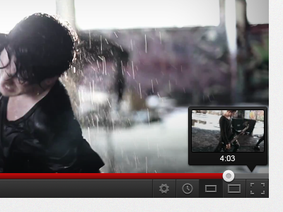 Youtube Video Player controls player psd tooltip ui video youtube