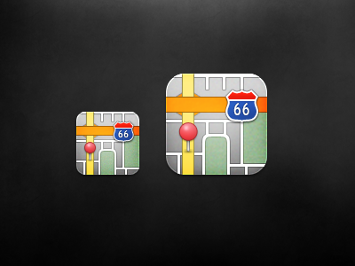 iOS Maps Icon