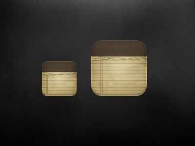iOS Notes Icon