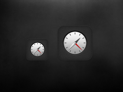 iOS Clock Icon clock icon ios