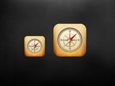 iOS Compass Icon