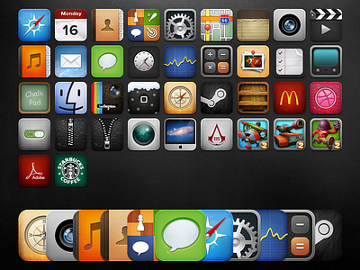 iOS Icon Pack v6 awesome icons ios retina