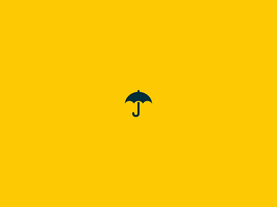 Umbrella playoff umbrella yellow