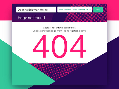 404 Page bright daily 100 daily ui daily ui 008 design ui user experience user interface design ux