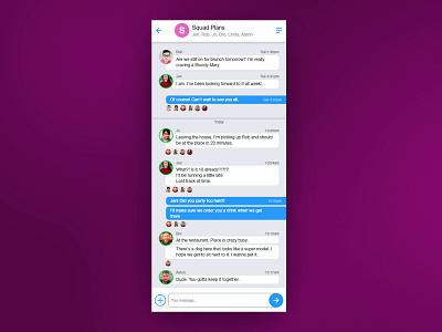 Messages App Mockup daily 100 daily ui 013 design messages messaging ui user interface