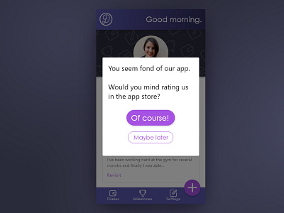 Popup Rating Message daily 100 daily ui daily ui 016 daily ui challenge design ui user interface ux