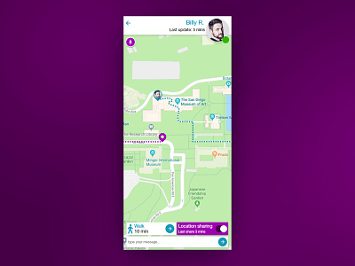 Location Tracker Mockup daily 100 daily ui daily ui 020 daily ui challenge design ui user interface
