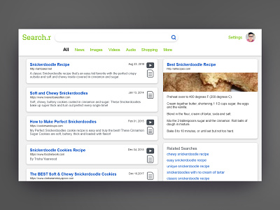 Search results daily 100 daily ui daily ui 022 daily ui challenge design results search ui user interface ux