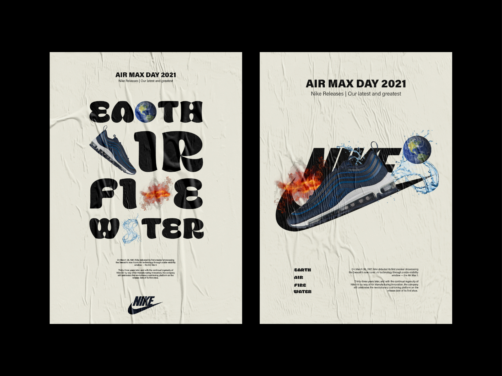 Poster concept for the NIKE Air Max Day 2021 Anita Csillag on Dribbble