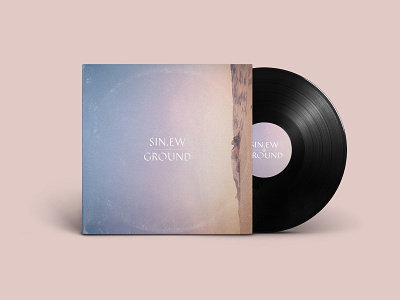 "Ground" by Sin.ew – Album Cover album album art album cover album cover art art direction branding design music typography vinyl record