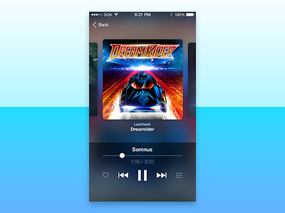 Daily UI #009 – Music Player