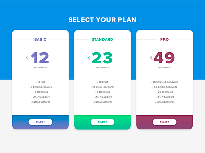 Daily UI #030 – Pricing