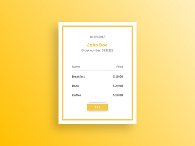 Daily UI #046 – Invoice dailyui dailyuichallenge designui interface invoice ui uidesign ux