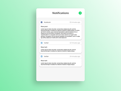 Daily UI #049 – Notifications