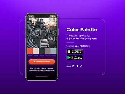 Daily UI #074 – Download App app color colorpalette dailyui dailyuichallenge design designui interface mobile app mobileapp palette ui uidesign upload