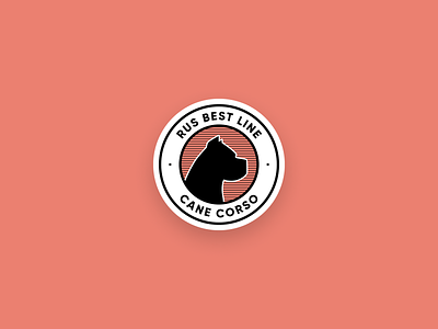 Daily UI #084 – Badge badge canecorso cene corso dailyui dailyuichallenge design dog logo logodesign logotype silhouette