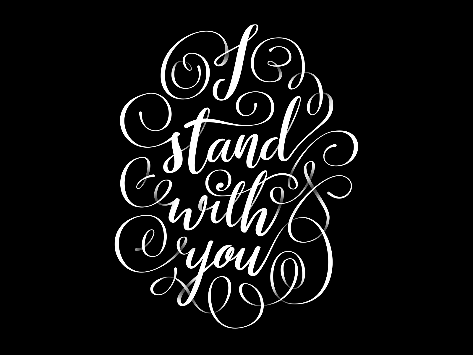 I Stand With You By Mark Gallagher On Dribbble