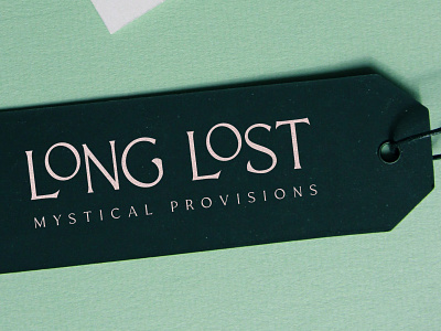 Long Lost Tag branding design mystical tag