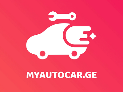 MYAUTOCAR.GE branding design georgia georgian illustration logo logotype typography ლოგო ქართული