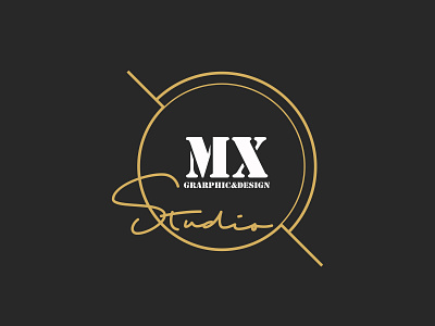 MX STUDIO design logo ქართული