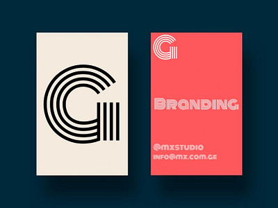 G_Bussines Card brand branding branding design design georgia logo ui ბრენდინგი ქართული