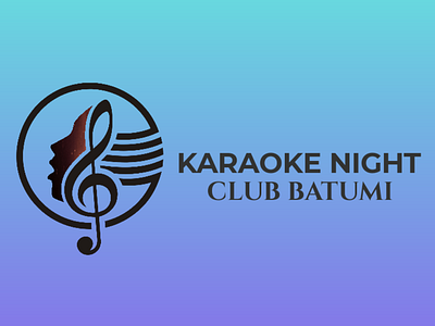 Karaoke Night Club Batumi app brand branding design georgia georgian icon illustration logo logotype qartuli typography ui ux vector web ლოგო ქართული