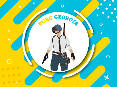 Pubg Design app brand branding design flat georgia georgian icon illustration lettering logo logotype minimal qartuli type typography ui ux ლოგო ქართული