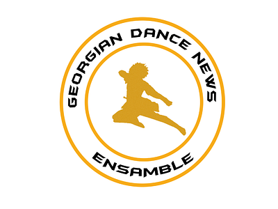 ENSAMBLE DANCE NEWS branding design georgia georgian illustration logo logotype typography ლოგო ქართული