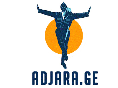 adjara.ge logo design branding design georgia georgian illustration logo logotype typography ლოგო ქართული