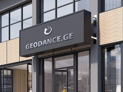 GEODANCE.GE BUSINESS FACADE brand branding design georgia georgian icon logo qartuli ლოგო ქართული