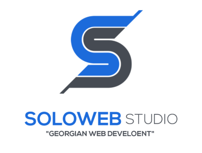 SOLOWEB STUDIO (Logo Design) branding design georgia georgian illustration logo logotype typography ლოგო ქართული