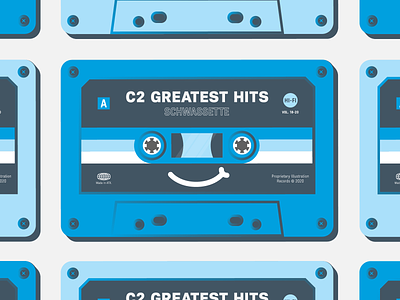 Schwassette Tape cassette design illustration illustrator lettering vector