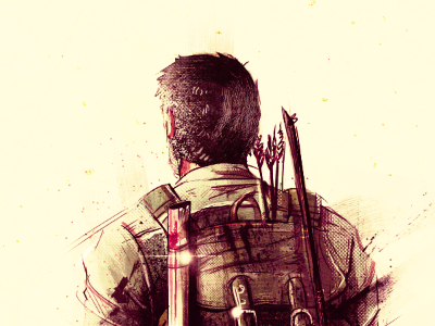 The Last of Us / Fan Art art digital fan game illustration last man painting teenager video
