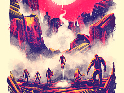 Age of Ultron by Marie Bergeron on Dribbble