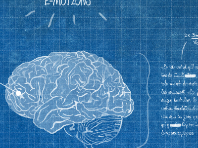 E-Motions blueprint emotions template texture typography web