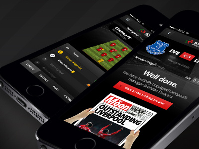 Footy Manager App app football manager mobile sport