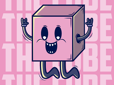 The Cube charachter design color colors creación de personaje design illustration ilustración kawaii vector vectorart