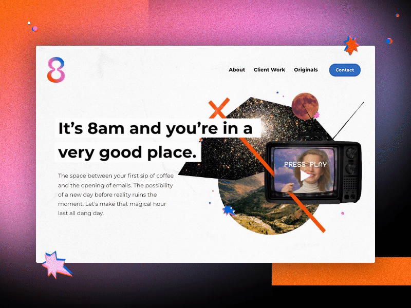 Website Launch for 8AM Creative
