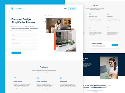 SaaS Website Landing Page