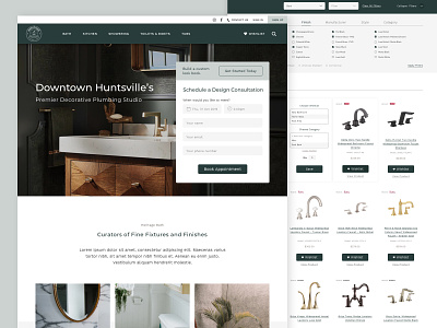 Wishlist Website custom web design ecommerce design filtering product site web design website design wishlist