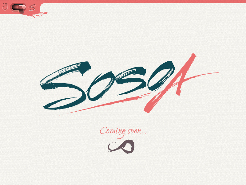 Sosoa [GIF] button gang gif infinite lettering logo sosoa typo ui web website