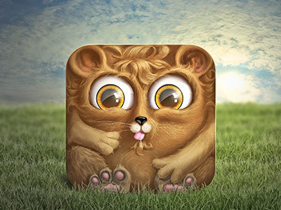 Icon Animal animal app apple bear beast cute fur icon icons ios iphone muzzle squirrel ui
